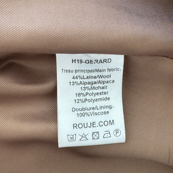 Rouje Gerard Coat size FR36/S to M - Picture 10 of 10